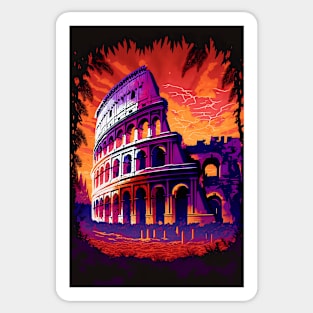 Spectacle of Rome's Colosseum Sticker